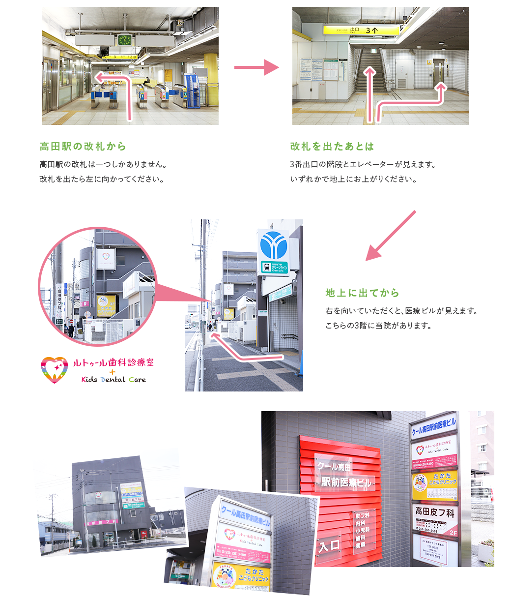 地下鉄グリーンラインでお越しの方へ